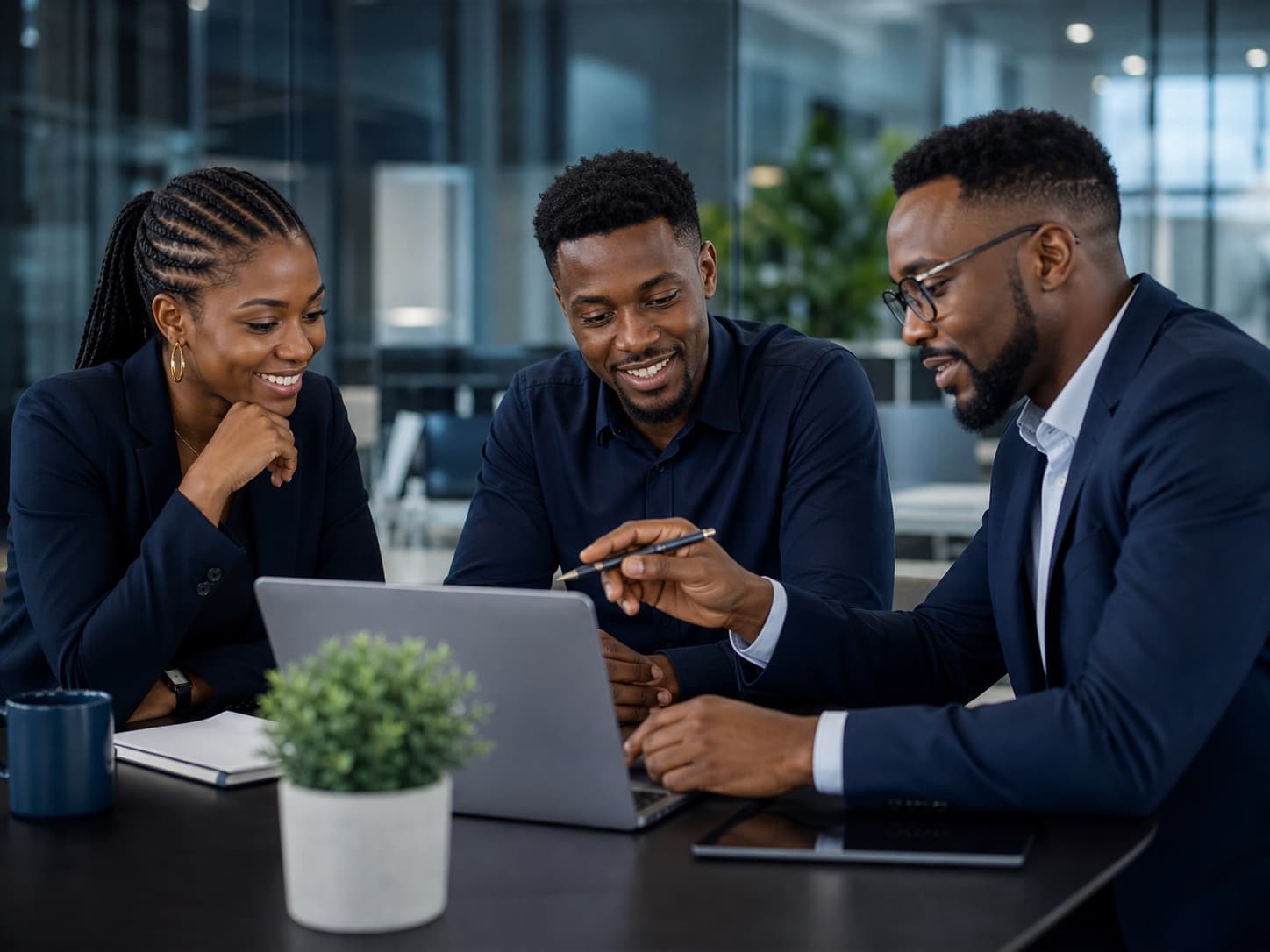 Placement partners reviewing candidates